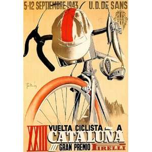 BICYCLE RACE BIKE CYCLES CATALUNA GRAN PREMIO 1943 SPORT SPAIN VINTAGE 