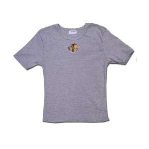   State Seminoles (FSU) Grey FS Logo Rib T shirt