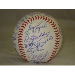  1980 Phillies Signed Baseball 25xSigs Schmidt Rose JSA 