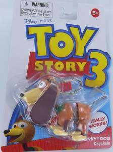 TOY STORY 3 SLINKY DOG Keychain Keyring Disney Pixar 014397018050 