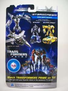 Transformers Prime STARSCREAM First Edition Deluxe Class Action Figure 