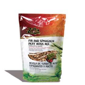 Zilla Fir & Sphagnum Peat Moss Mix Reptile Bedding (10  