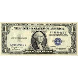  US Currency $1 Silver Certificate Toys & Games
