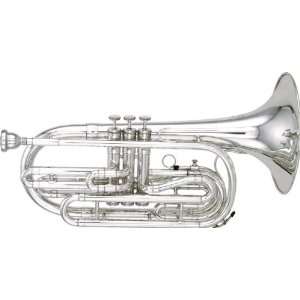   Kanstul 955 Series Marching Trombone 955 2 Silver Musical Instruments