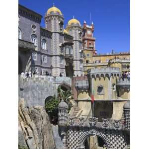 : Pena National Palace, Sintra, UNESCO World Heritage Site, Portugal 