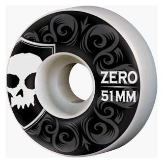 Zero Skateboards Skull & Shield 53mm (4 Wheel Pack 