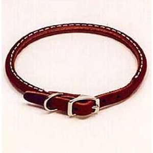  Latigo Leather Dog Collar 13   16
