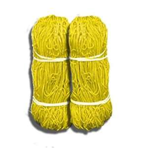   24 Official Size Soccer Net   4mm Braid   Yellow
