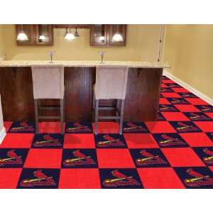 St. Louis Cardinals 18x18 tiles Carpet Tiles Set of 20 Carpet Tiles 