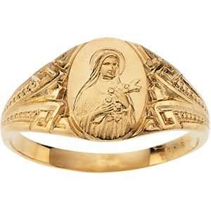  14k Yellow Gold St. Theresa Ring   Size 6   JewelryWeb 