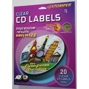  Avery CD STOMPER Premium   CD/DVD labels   20 pcs. ( 98172 