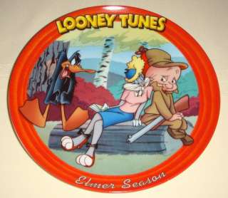 LOONEY TUNES Bugs Bunny Daffy Duck ELMER SEASON Plate  