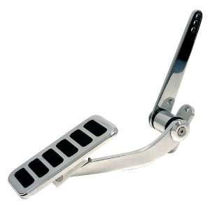 POLISHED ALUMINUM STREET ROD THROTTLE GAS PEDAL   CHEVY 