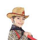 child cowboy hat sheriff costume straw wild old western one