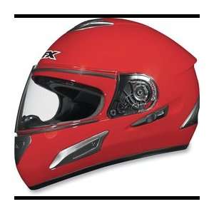  AFX FX 100 Sun Shield Helmet , Color Red, Size Sm 