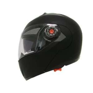   Black Modular Flip up Dual visor Sun Shield Motorcycle Helmet (Large