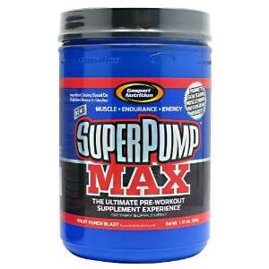 Gaspari Nutrition SuperPump MAX Fruit Punch Blast 40 Servings Pre 