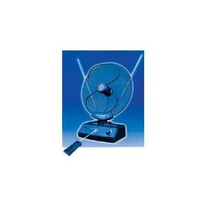  UHF/VHF/FM Rotating Indoor Antenna w/ Super Booster 
