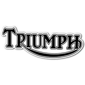  Triumph Motorcycle Biker Bike Car Bumper Sticker Decal 6 
