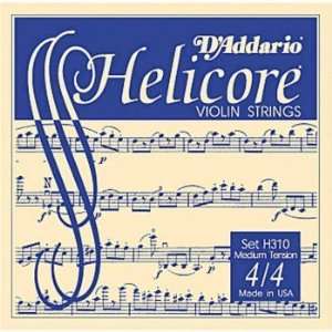  DAddario Helicore Violin Strings G string, 4/4, medium 