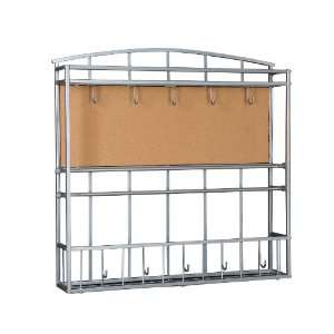  Southern Enterprises Wall Mount Craft Storage Rack with 